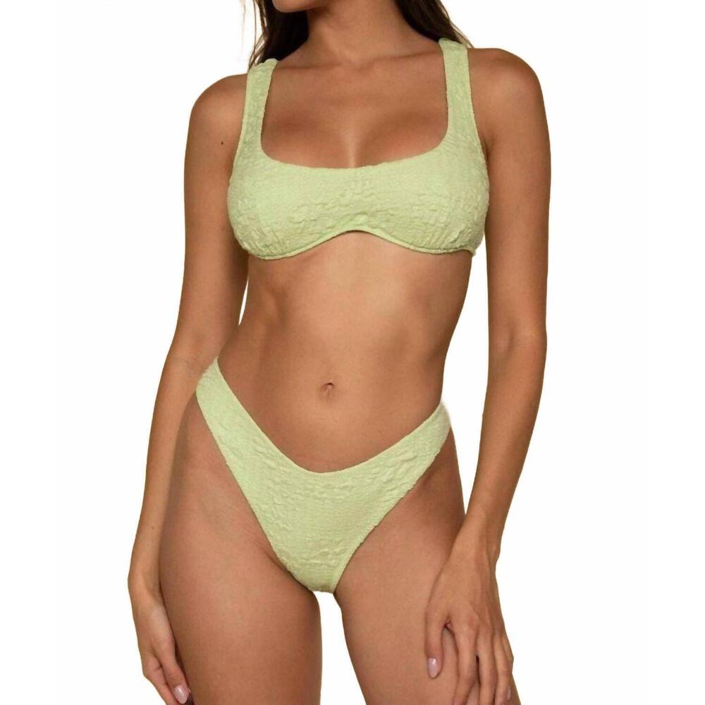 NEW MONTCE women's kaia bikini top in avo floral